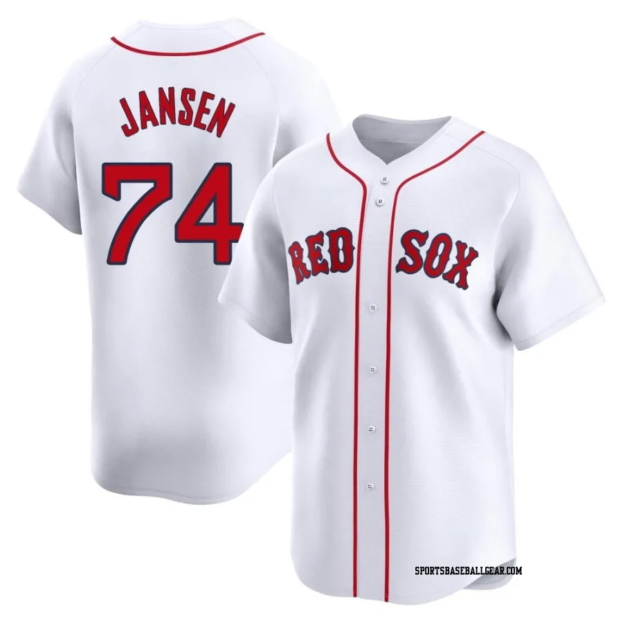 Kenley Jansen Men's Boston Red Sox White Limited Home Jersey