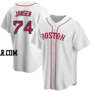 Kenley Jansen Men's Boston Red Sox White Replica Alternate Jersey