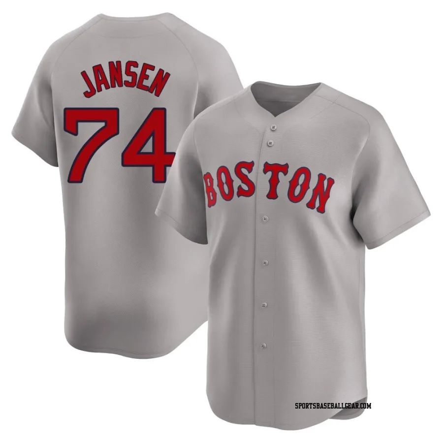 Kenley Jansen Youth Boston Red Sox Gray Limited Away Jersey