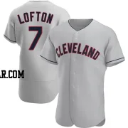 Kenny Lofton Men's Cleveland Guardians Gray Authentic Road Jersey