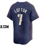 Kenny Lofton Men's Cleveland Guardians Navy Limited 2024 City Connect Jersey