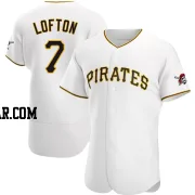 Kenny Lofton Men's Pittsburgh Pirates White Authentic Home Jersey