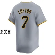 Kenny Lofton Youth Pittsburgh Pirates Gray Limited Away Jersey