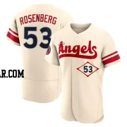 Kenny Rosenberg Men's Los Angeles Angels Cream Authentic 2022 City Connect Jersey