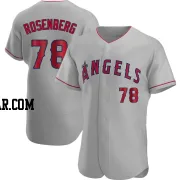 Kenny Rosenberg Men's Los Angeles Angels Gray Authentic Road Jersey