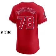 Kenny Rosenberg Men's Los Angeles Angels Red Elite Alternate Jersey