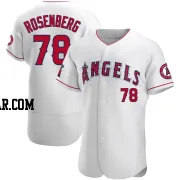 Kenny Rosenberg Men's Los Angeles Angels White Authentic Jersey