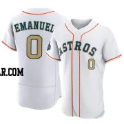 Kent Emanuel Men's Houston Astros Gold Authentic White 2023 Collection Jersey