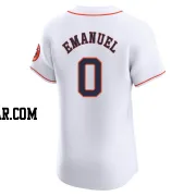 Kent Emanuel Men's Houston Astros White Elite Home Jersey