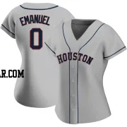 Kent Emanuel Women's Houston Astros Gray Authentic Road 2020 Jersey