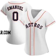 Kent Emanuel Women's Houston Astros White Authentic Home Jersey