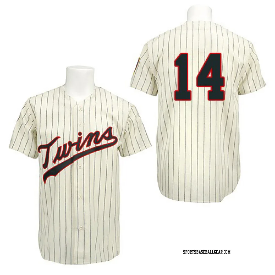 Kent Hrbek Men's Minnesota Twins Cream Authentic 1969 Throwback Jersey