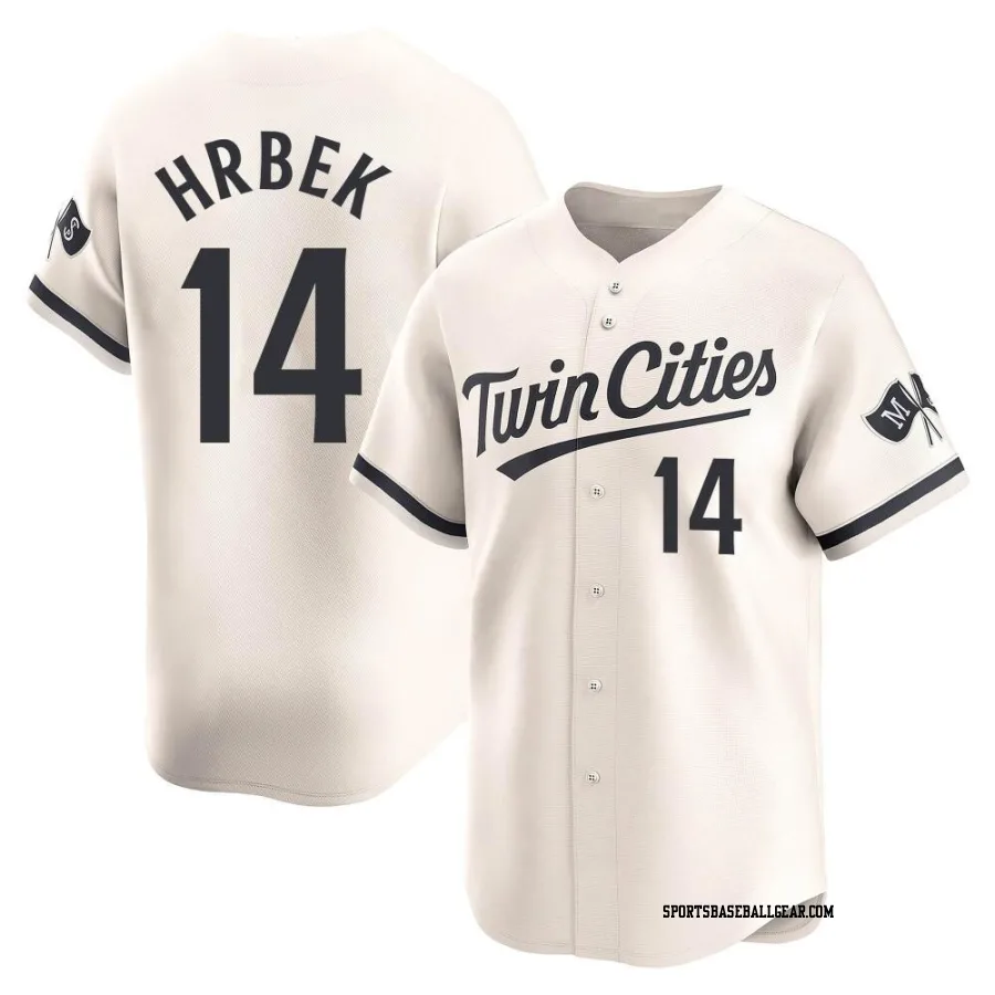 Kent Hrbek Men's Minnesota Twins Cream Limited Alternate Jersey