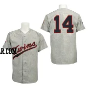 Kent Hrbek Men's Minnesota Twins Grey Authentic 1969 Throwback Jersey