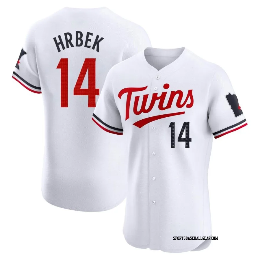 Kent Hrbek Men's Minnesota Twins White Elite Home Jersey