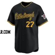 Kent Tekulve Men's Pittsburgh Pirates Black Limited Alternate Jersey