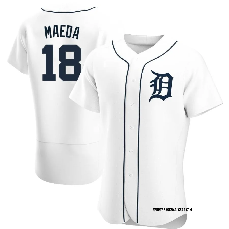 Kenta Maeda Men's Detroit Tigers White Authentic Home Jersey