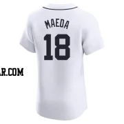 Kenta Maeda Men's Detroit Tigers White Elite Home Jersey