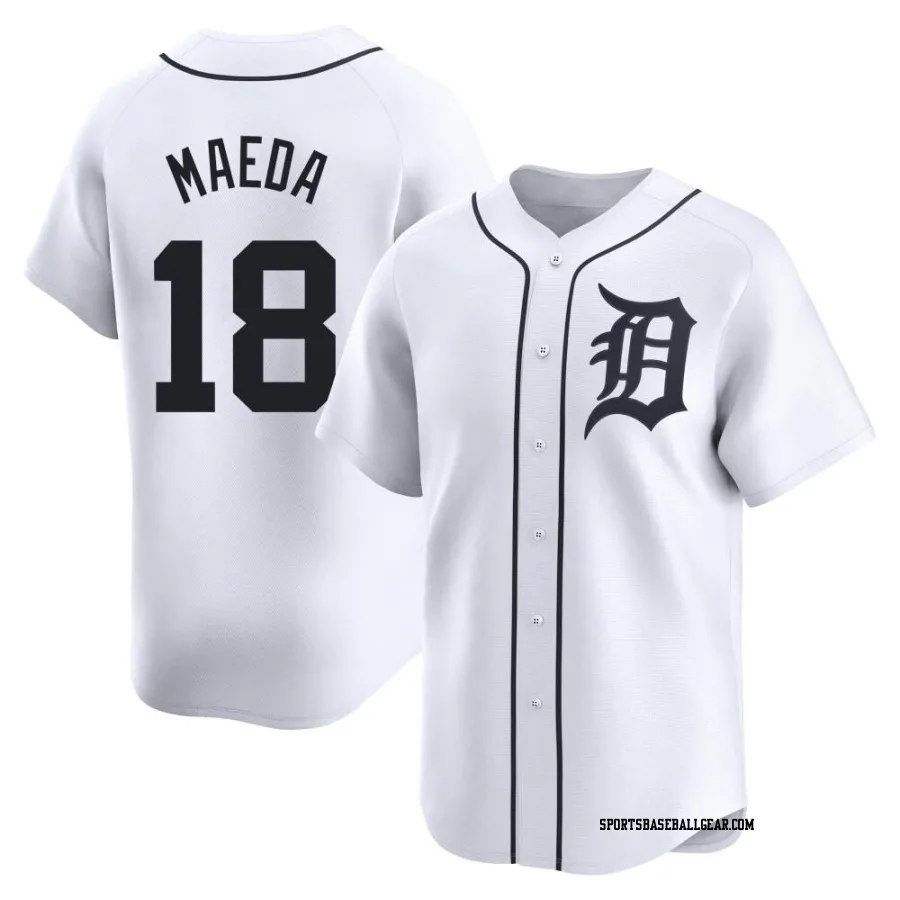 Kenta Maeda Men's Detroit Tigers White Limited Home Jersey