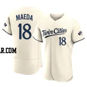 Kenta Maeda Men's Minnesota Twins Cream Authentic Alternate 2023 Jersey