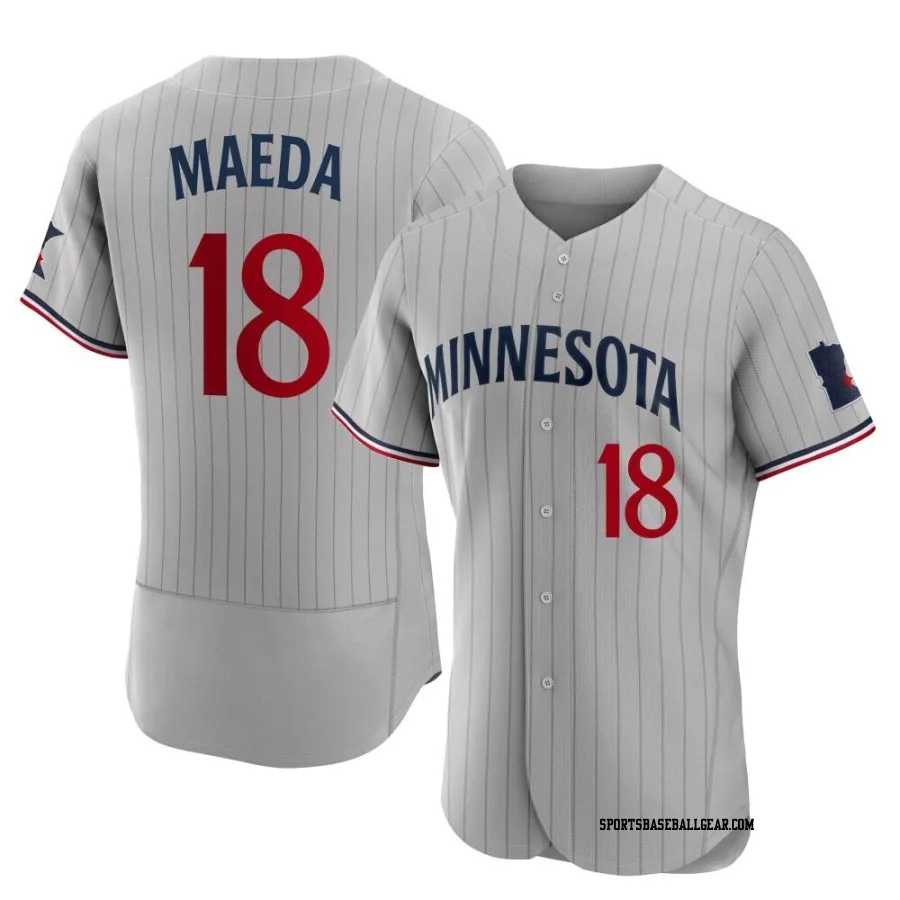 Kenta Maeda Men's Minnesota Twins Gray Authentic Road Jersey