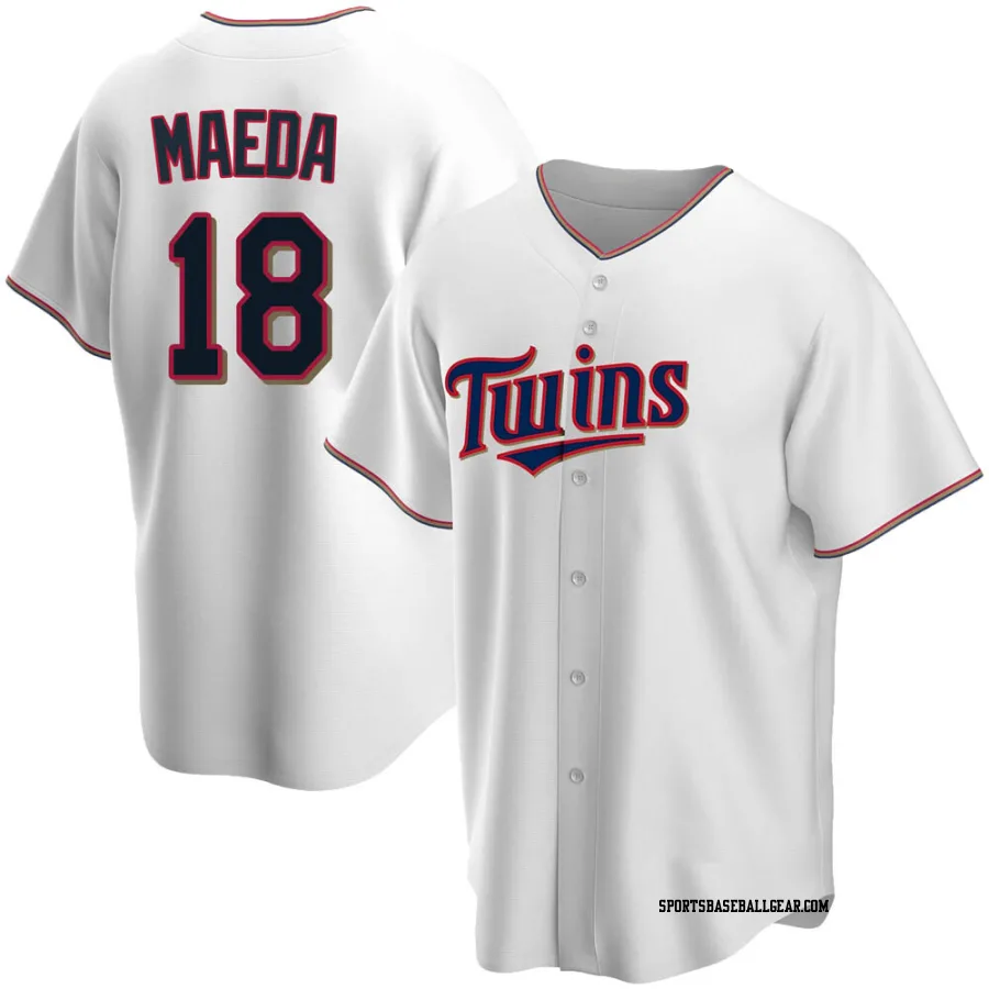 Kenta Maeda Men's Minnesota Twins White Replica Home Jersey