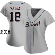 Kenta Maeda Women's Detroit Tigers Gray Authentic Road Jersey