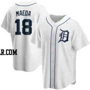 Kenta Maeda Youth Detroit Tigers White Replica Home Jersey