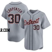 Kerry Carpenter Men's Detroit Tigers Gray Limited Road Jersey