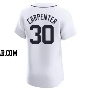 Kerry Carpenter Men's Detroit Tigers White Elite Home Jersey