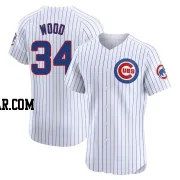 Kerry Wood Men's Chicago Cubs White Elite Home Jersey