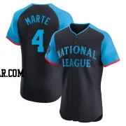 Ketel Marte Men's Arizona Diamondbacks Navy Elite National League 2024 All-Star Game Jersey