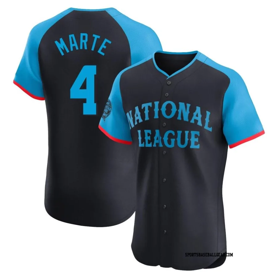 Ketel Marte Men's Arizona Diamondbacks Navy Elite National League 2024 All-Star Game Jersey