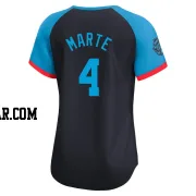 Ketel Marte Women's Arizona Diamondbacks Navy Limited National League 2024 All-Star Game Jersey