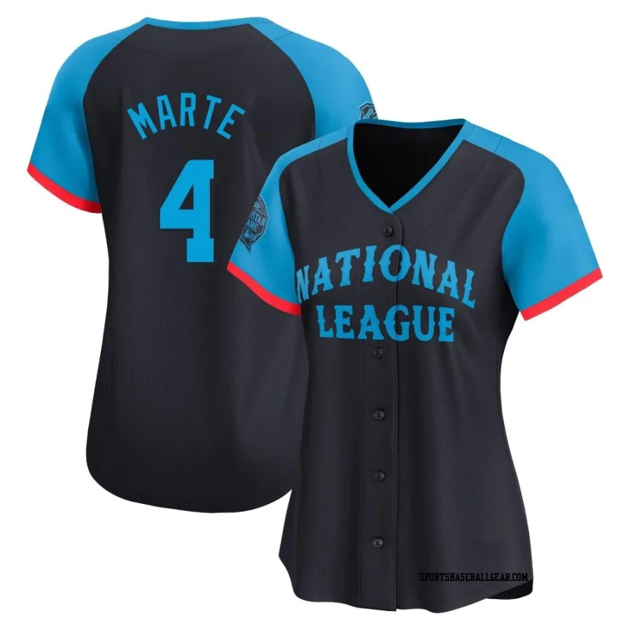 Ketel Marte Women's Arizona Diamondbacks Navy Limited National League 2024 All-Star Game Jersey