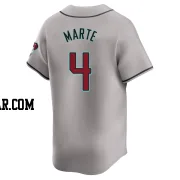 Ketel Marte Youth Arizona Diamondbacks Gray Limited Away Jersey