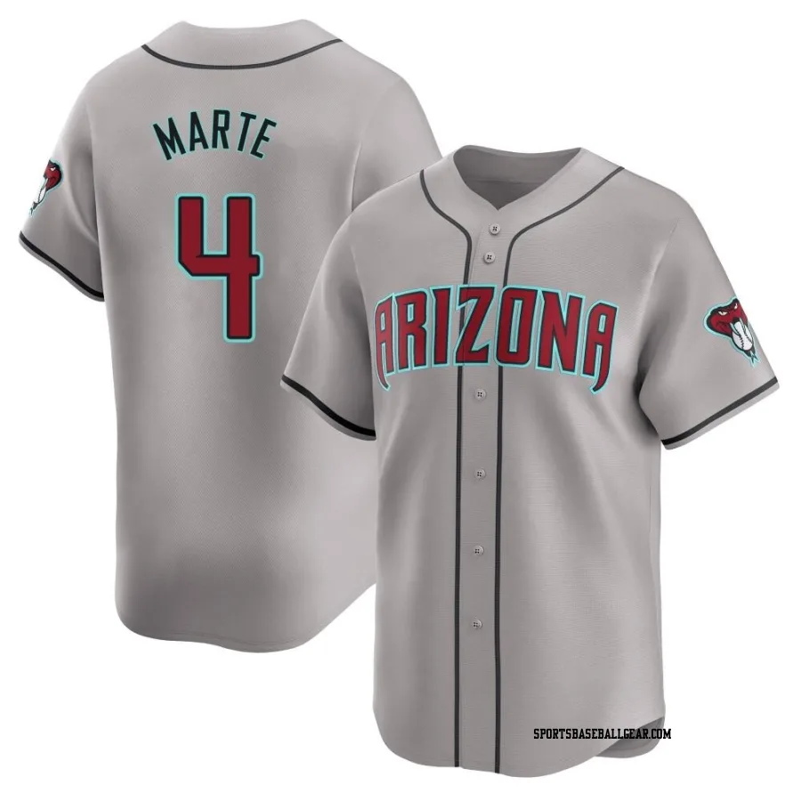 Ketel Marte Youth Arizona Diamondbacks Gray Limited Away Jersey