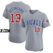 Kevin Alcantara Men's Chicago Cubs Gray Elite Road Jersey