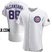 Kevin Alcantara Men's Chicago Cubs White Authentic Home Jersey