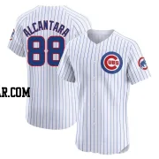 Kevin Alcantara Men's Chicago Cubs White Elite Home Jersey