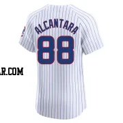 Kevin Alcantara Men's Chicago Cubs White Elite Home Jersey