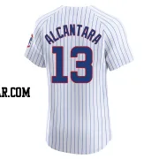 Kevin Alcantara Men's Chicago Cubs White Elite Home Jersey