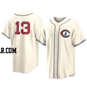 Kevin Alcantara Youth Chicago Cubs Cream Replica 2022 Field Of Dreams Jersey