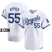 Kevin Appier Youth Kansas City Royals White Limited Home Jersey