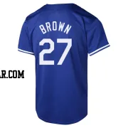 Kevin Brown Men's Los Angeles Dodgers Royal Limited Alternate Jersey