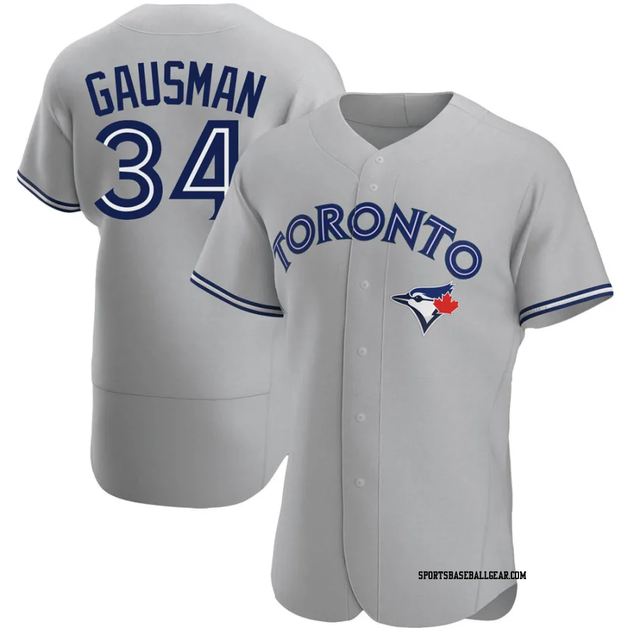 Kevin Gausman Men's Toronto Blue Jays Gray Authentic Road Jersey