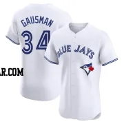 Kevin Gausman Men's Toronto Blue Jays White Elite Home Jersey