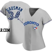 Kevin Gausman Women's Toronto Blue Jays Gray Authentic Road Jersey