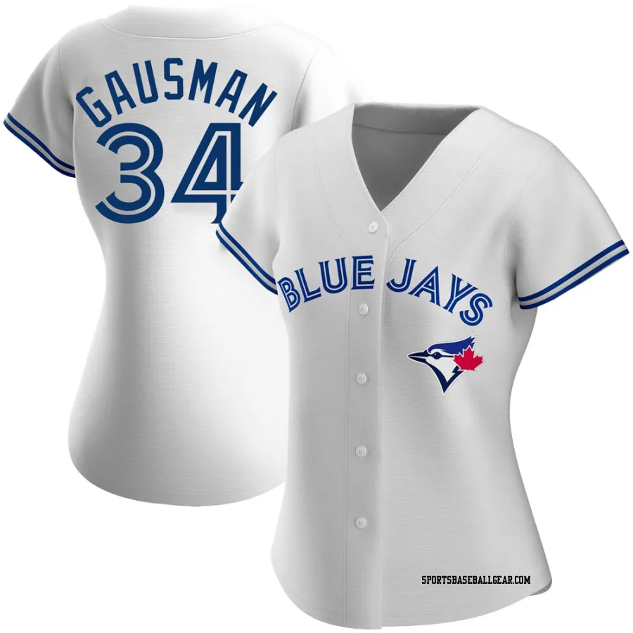 Kevin Gausman Women's Toronto Blue Jays White Replica Home Jersey