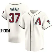 Kevin Ginkel Men's Arizona Diamondbacks White Limited Home Jersey